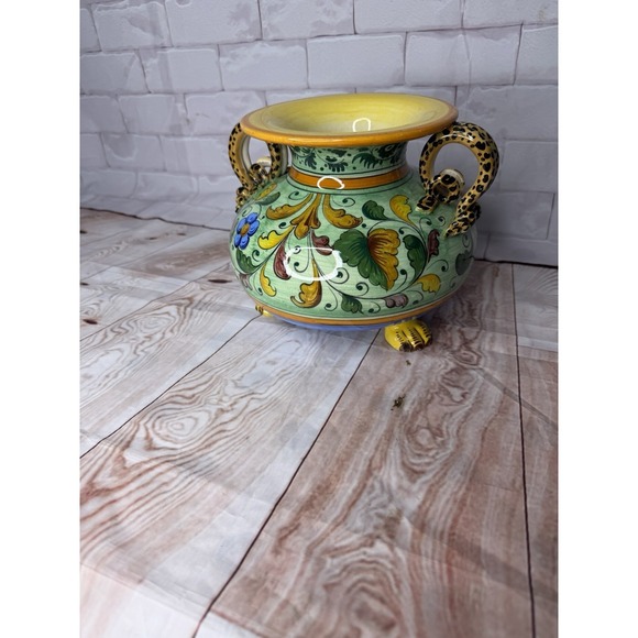 Majolica Other - Vintage Italian Majolica Jardiniere / Centerpiece Bowl